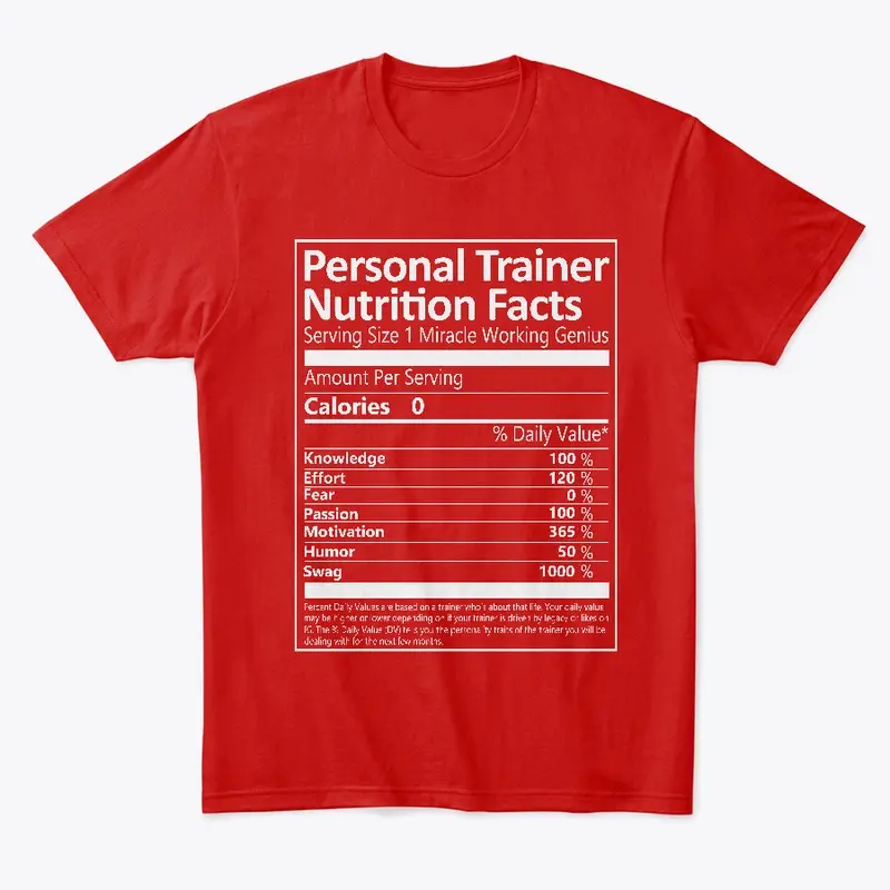 Personal Trainer Nutrition Facts